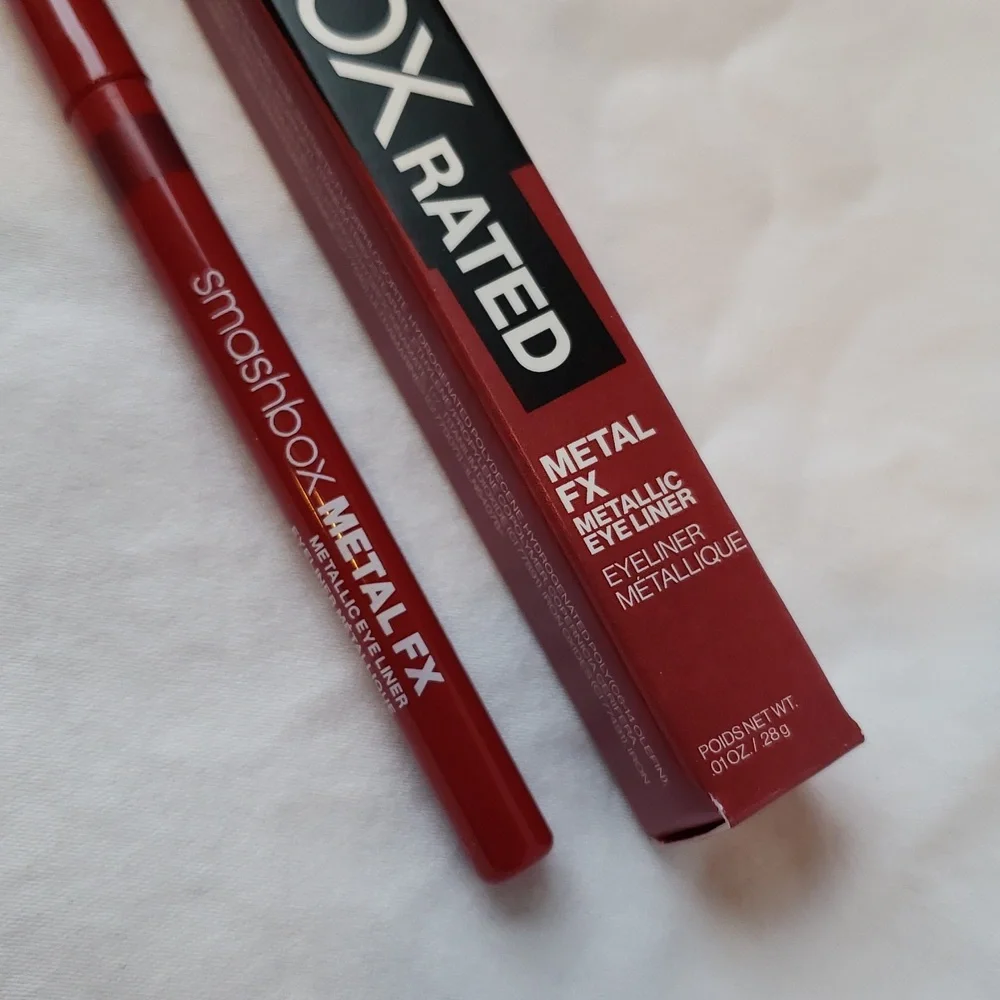 Smashbox Metal FX Eyeliner. Bordeauxx metallic red